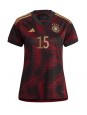 Deutschland Niklas Sule #15 Auswärtstrikot für Frauen WM 2022 Kurzarm